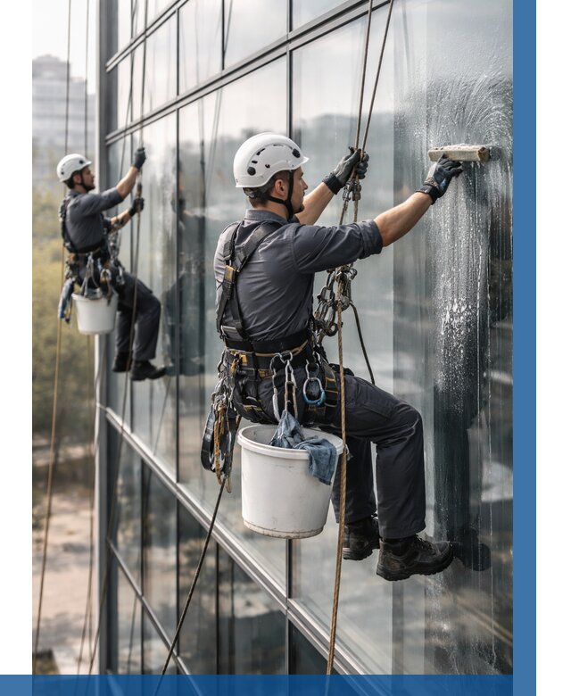 Мойка сплошного остекления в Киселёвске, заказать от 308 р.| ВЫСОТНИК-Кис