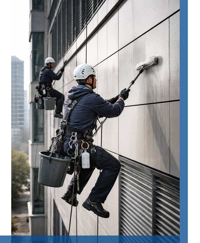 Мойка вентилируемого фасада в Киселёвске от 257 р. | ВЫСОТНИК-Кис