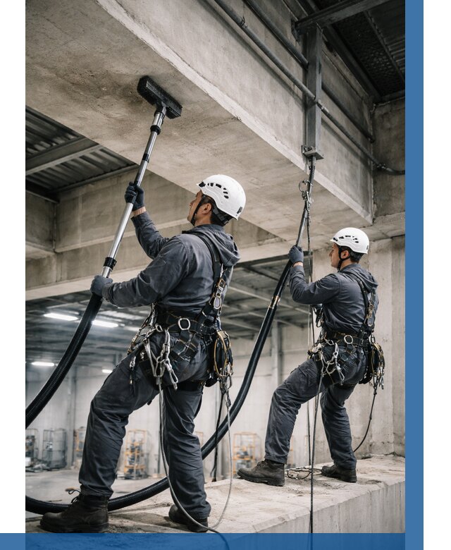 Обеспыливание потолочных конструкций в Киселёвске от 257 р. |ВЫСОТНИК-Кис