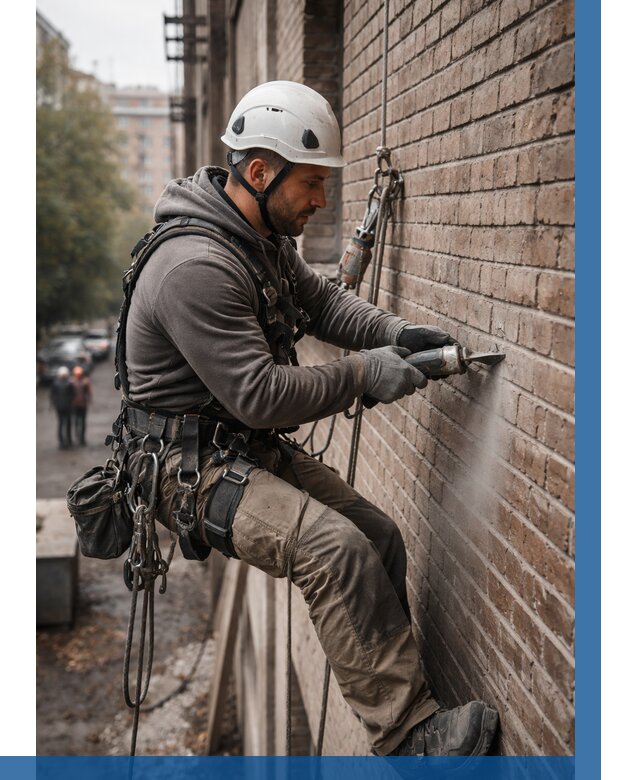 Расшивка кирпичных швов в Киселёвске от 617 р. | ВЫСОТНИК-Кис