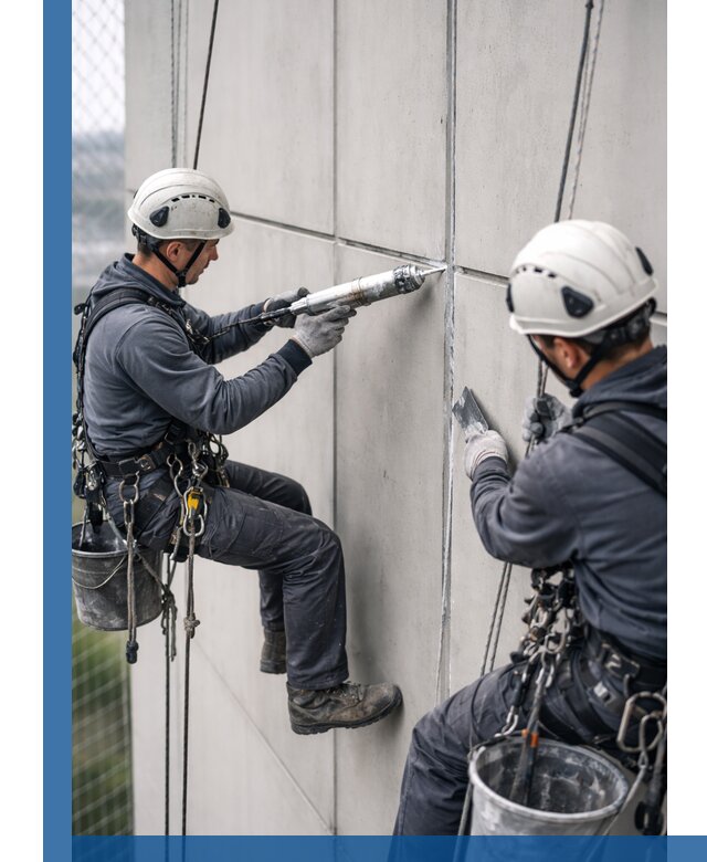 Первичная герметизация швов фасадов и кровель в Киселёвске