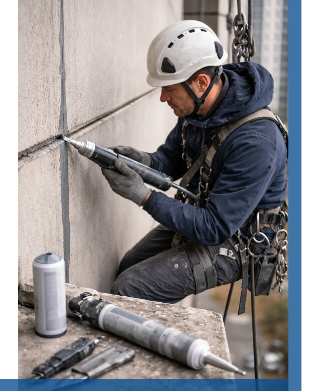 Вторичная герметизация швов в Киселёвске от 463 р. | ВЫСОТНИК-Кис