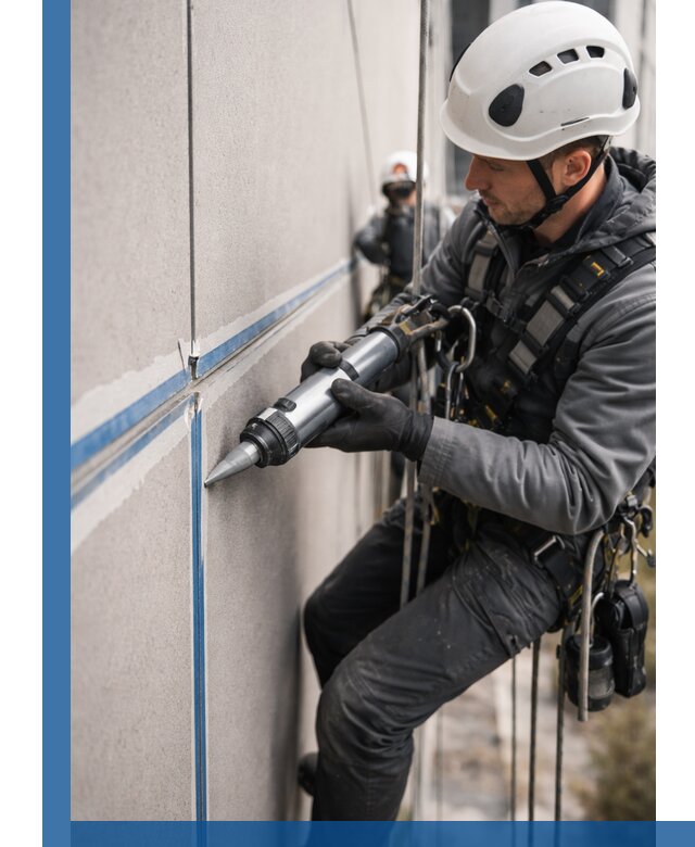 Герметизация стыков фасадных панелей в Киселёвске качественно и быстро