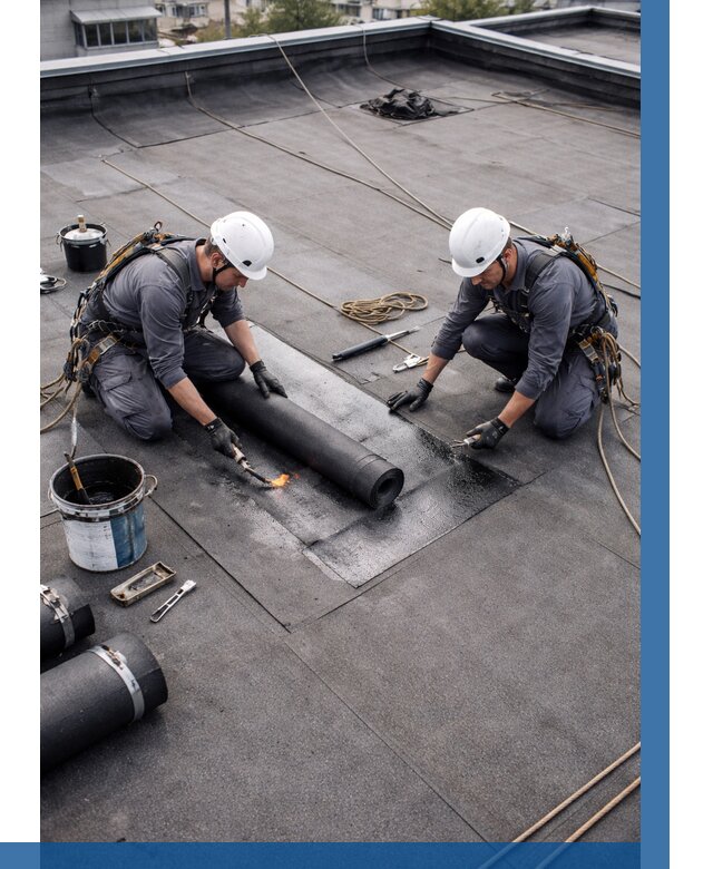 Ремонт мягкой кровли под ключ в Киселёвске от 720 р. | ВЫСОТНИК-Кис