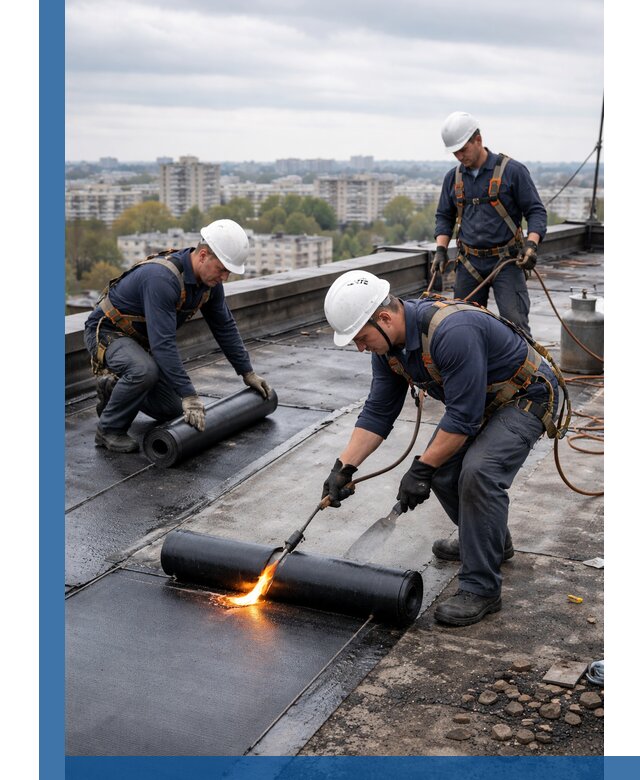 Ремонт наплавляемой кровли в Киселёвске качественно и надежно