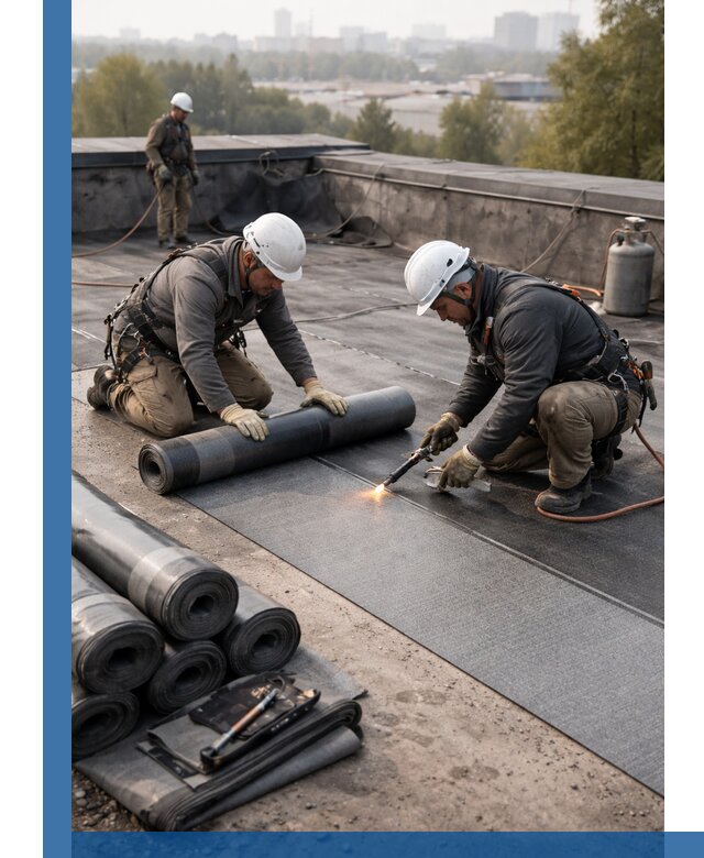 Монтаж мягкой кровли в Киселёвске профессионально и надежно