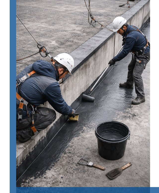 Гидроизоляция кровли жидкой резиной профессионально в Киселёвске