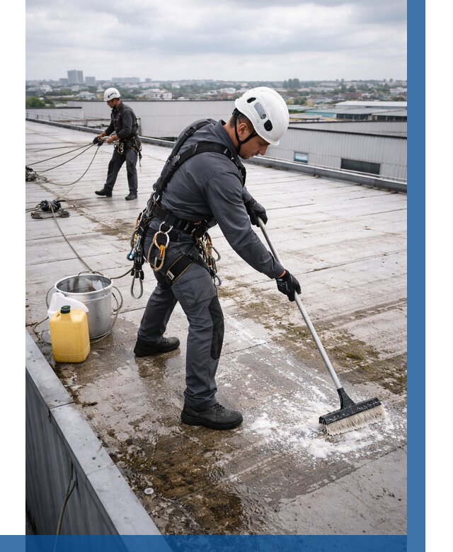 Очистка крыши по графику в Киселёвске от 7711 р. | ВЫСОТНИК-Кис