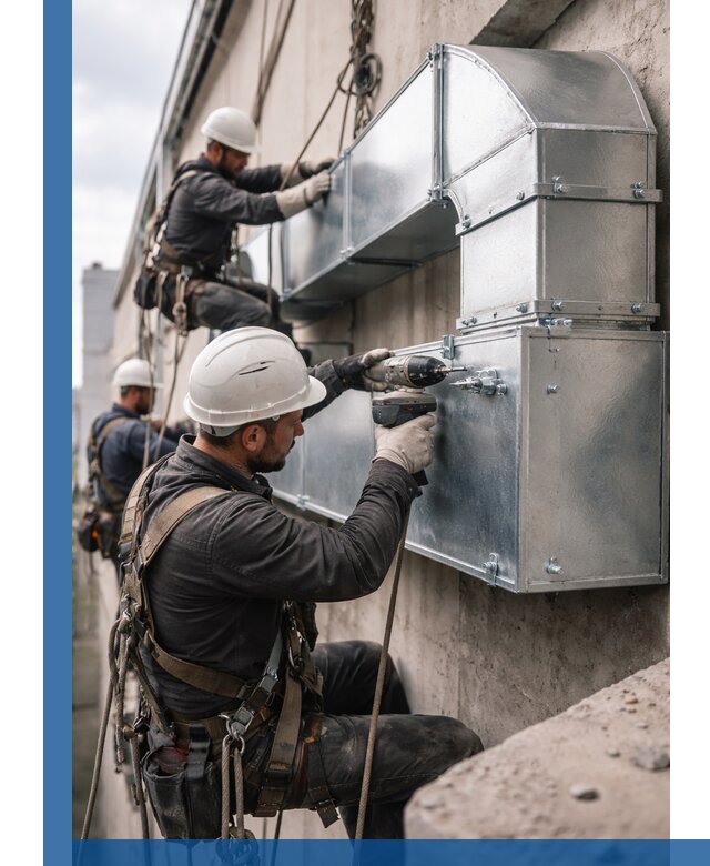 Профессиональный монтаж вентиляционных коробов в Киселёвске под ключ