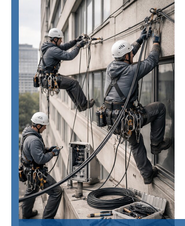 Прокладка оптоволоконного кабеля в Киселёвске под ключ с тестированием