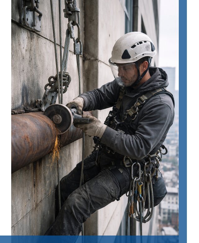 Резка металла на высоте в Киселёвске по цене от 4626 р. | ВЫСОТНИК-Кис