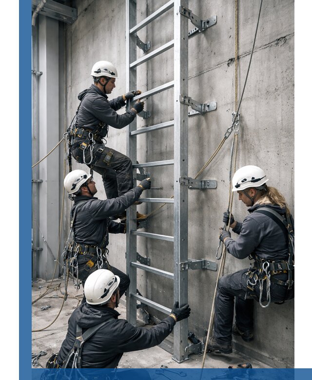 Монтаж металлических лестниц в Киселёвске под ключ со гарантией