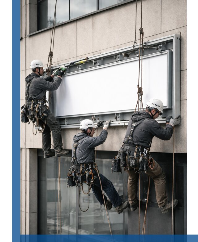 Профессиональный монтаж светового короба под ключ в Киселёвске