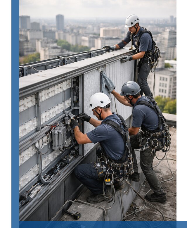 Профессиональное обслуживание крышной рекламы в Киселёвске под ключ