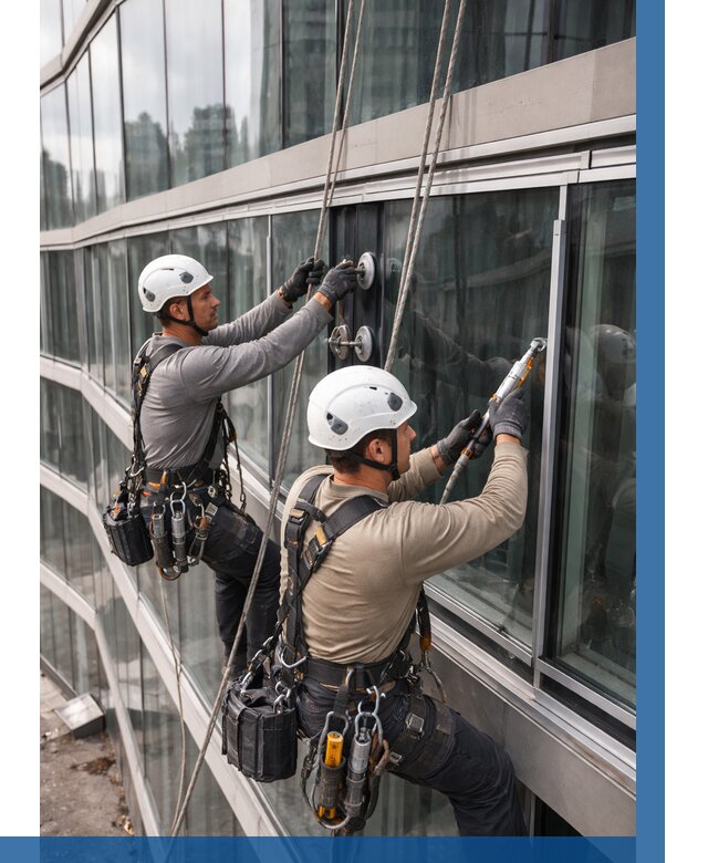 Радиусное остекление фасада в Киселёвске от 12337 р. | ВЫСОТНИК-Кис