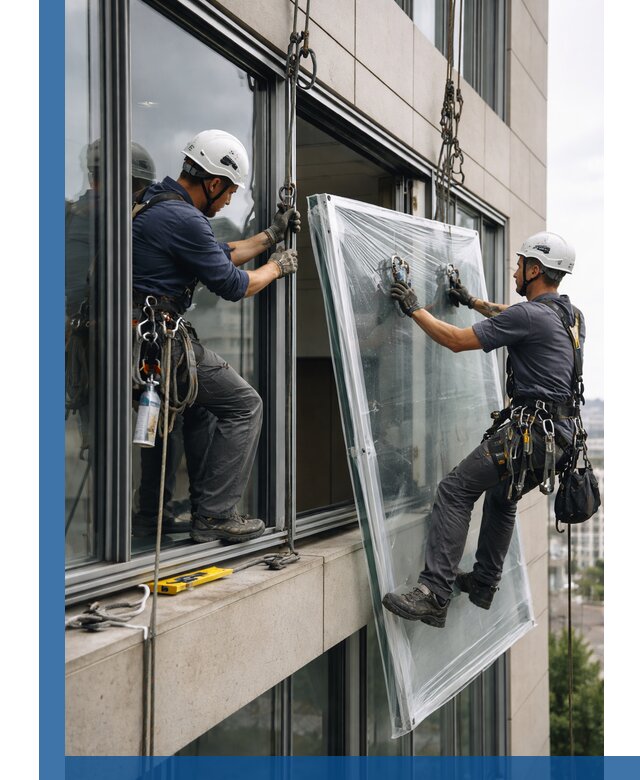 Профессиональная замена стекла в витраже в Киселёвске с гарантией