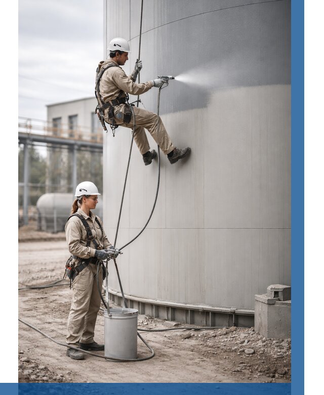 Покраска резервуаров в Киселёвске от 1234 р. | ВЫСОТНИК-Кис — заказать