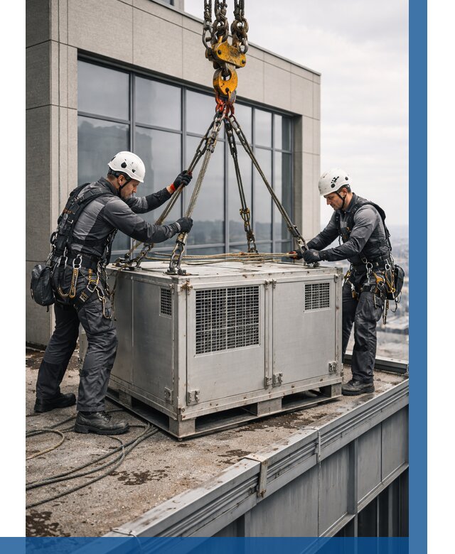 Такелажные работы на высоте в Киселёвске от 8225 р. | ВЫСОТНИК-Кис