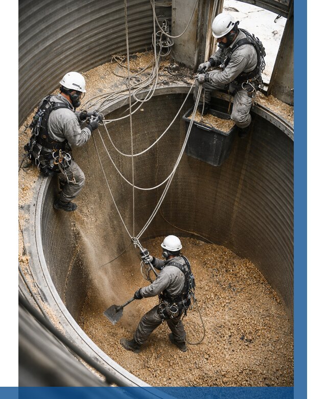 Чистка зерновых бункеров в Киселёвске от 12337 р. | ВЫСОТНИК-Кис