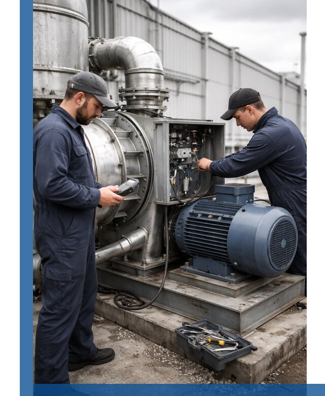 Техническое обслуживание промышленного оборудования в Киселёвске