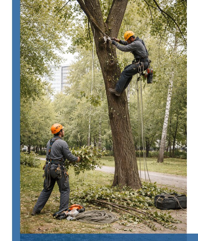 Санитарная обрезка деревьев в Киселёвске, профессионально и безопасно